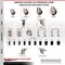 Service Caster 3.5 Inch 316SS Maroon Polyurethane Swivel 3/4 Inch Expanding Stem Caster Set SCC-SS316EX20S3514-PPUB-MRN-34-4 - alternate 3